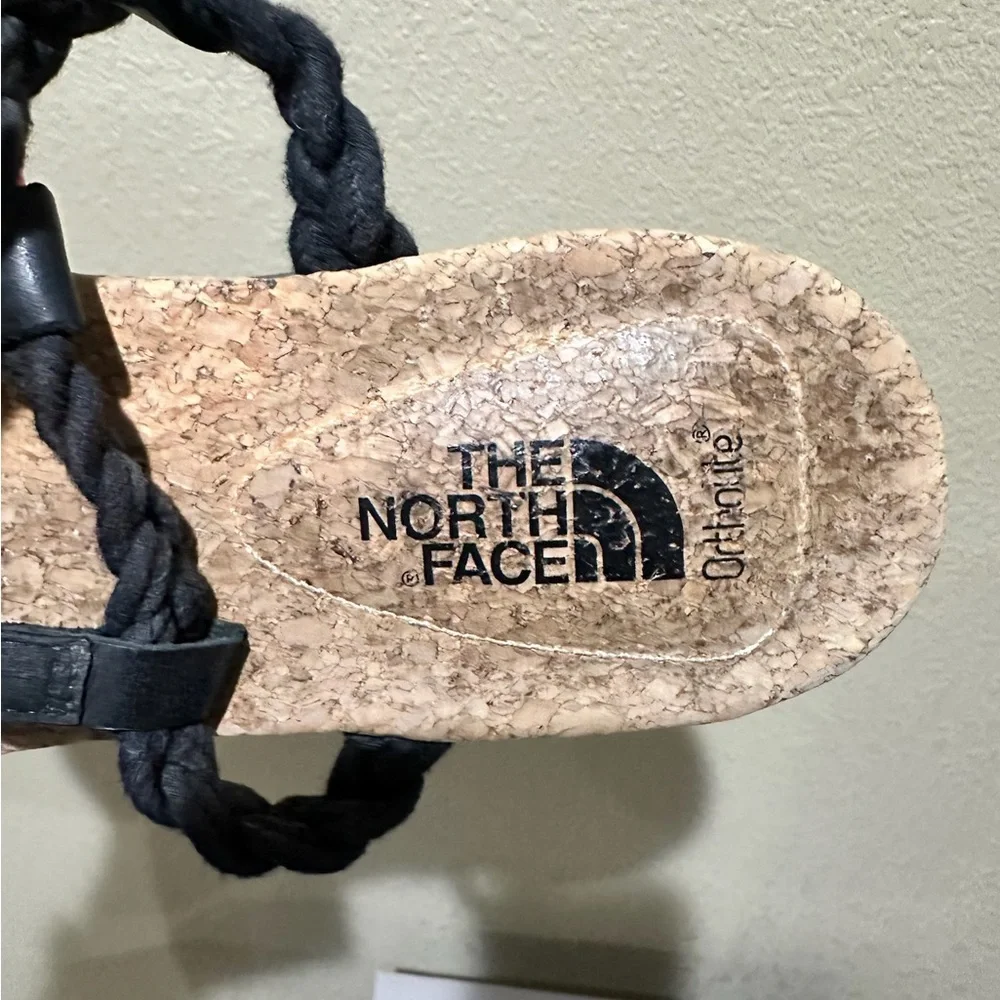 The North Face sandals.